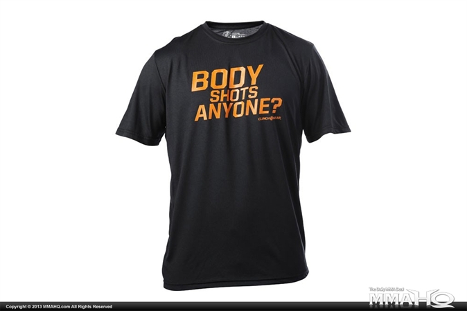 Clinch Gear Body Shots Anyone? Performance Tee